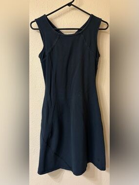 Mountain Hardwear Dark Navy Athletic Midi Tank Dress